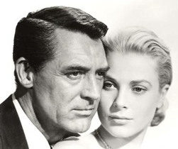 Cary Grant and Grace Kelly