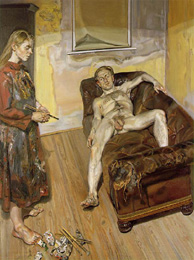 Painter and model (Lucien Freud, 1986/87)