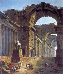 The Fountains (painting by Hubert Robert)