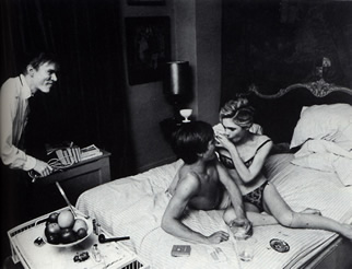 Warhol directing Edie Sedgwick in Beauty #2