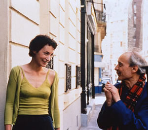Jeanne Balibar and Jacques Rivette