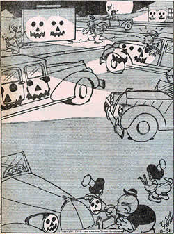 A Van Boring cartoon from October 31, 1935